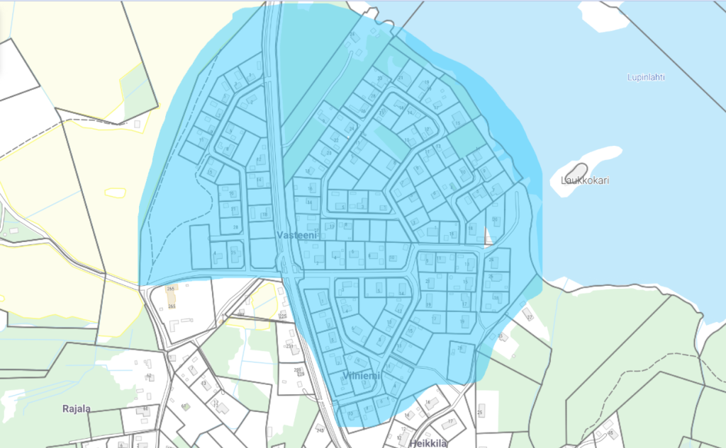 map of Vilniemi area